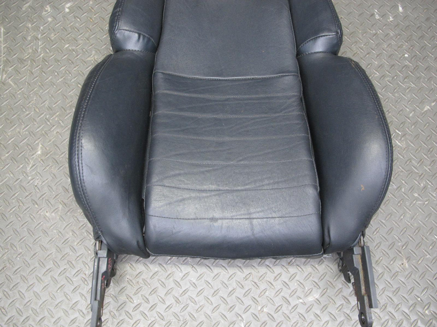 90-96 Nissan Z32 300ZX Front Right Seat Upper Backrest Leather Cushion Black OEM