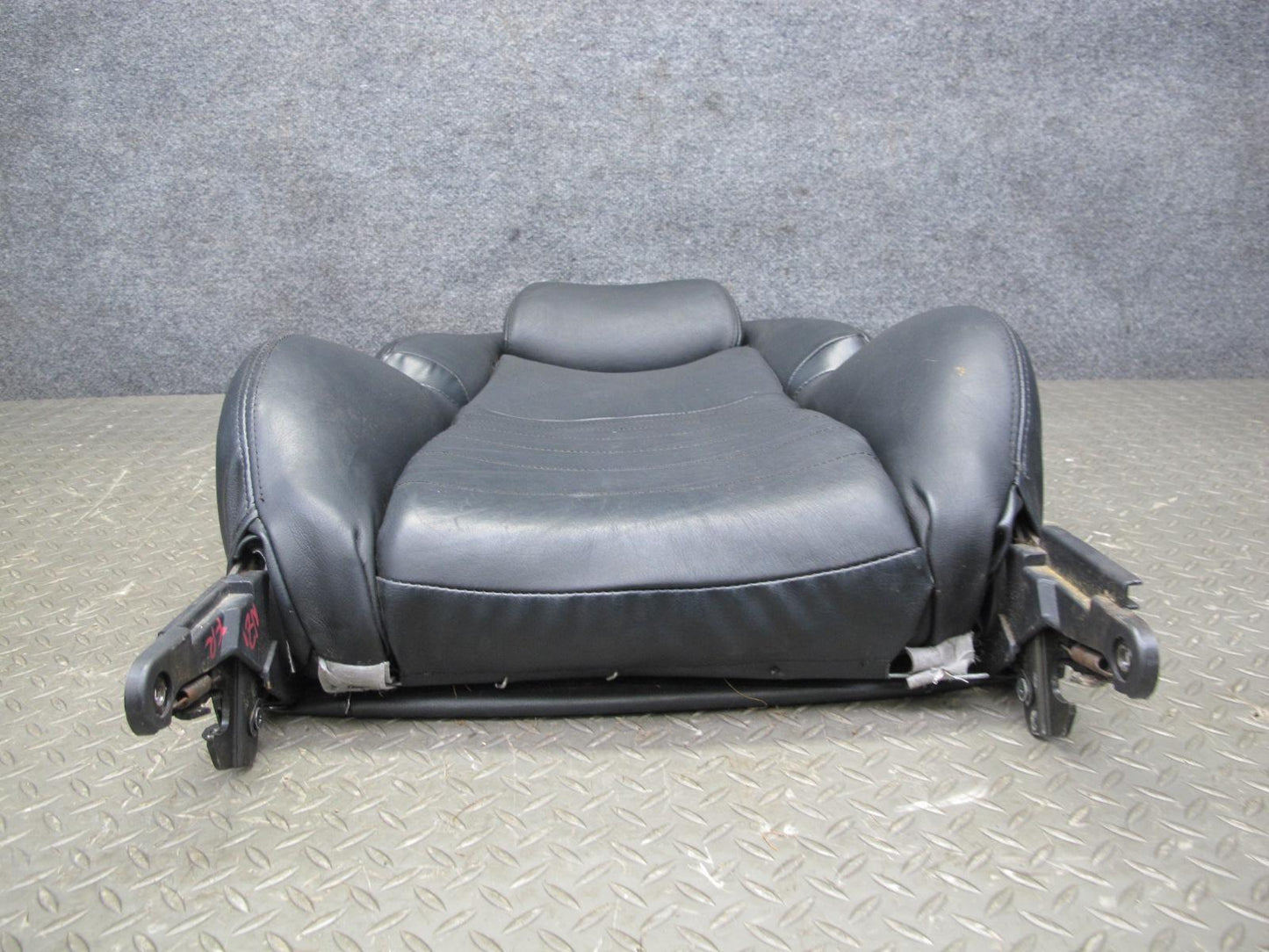 90-96 Nissan Z32 300ZX Front Right Seat Upper Backrest Leather Cushion Black OEM
