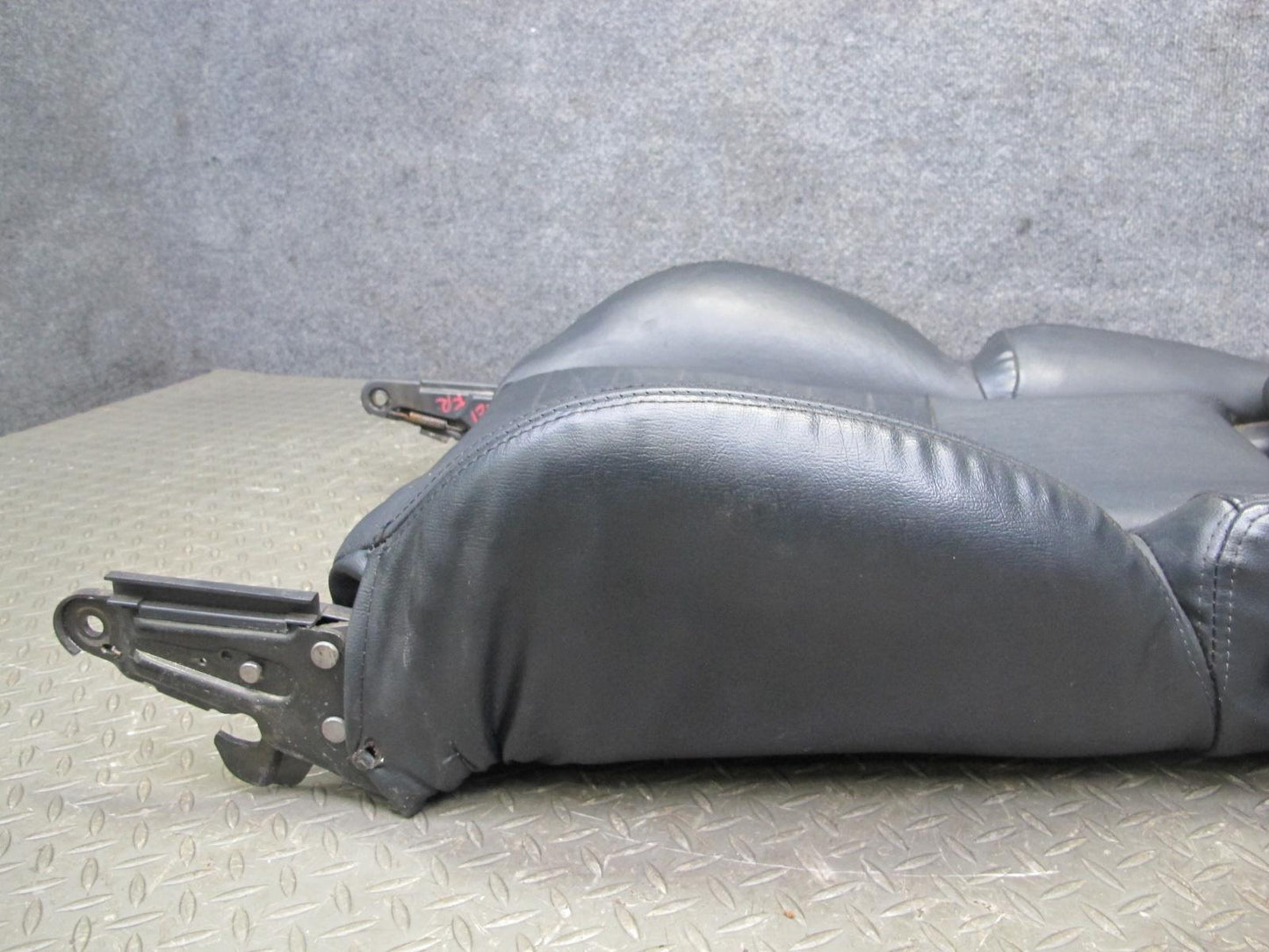 90-96 Nissan Z32 300ZX Front Right Seat Upper Backrest Leather Cushion Black OEM