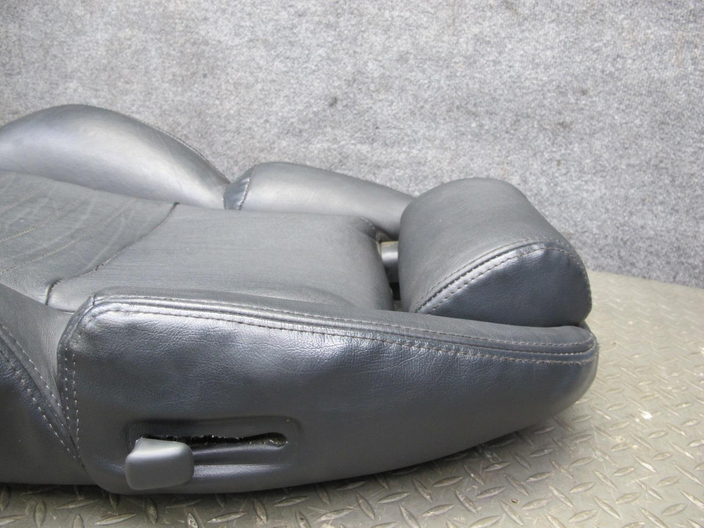 90-96 Nissan Z32 300ZX Front Right Seat Upper Backrest Leather Cushion Black OEM