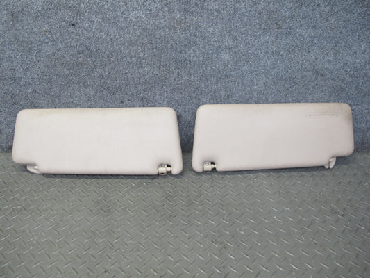 95-97 Lexus LS400 UCF20L Set of 2 Front Left & Right Sun Visor Ivory OEM