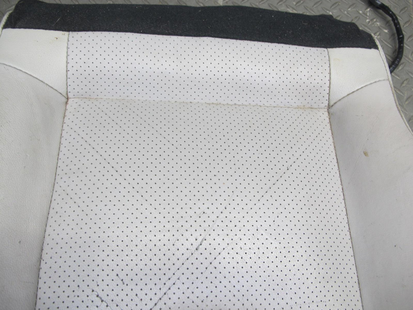 07-08 Nissan 350Z Conv Front Right Seat Lower Cushion Leather Gray w Module OEM