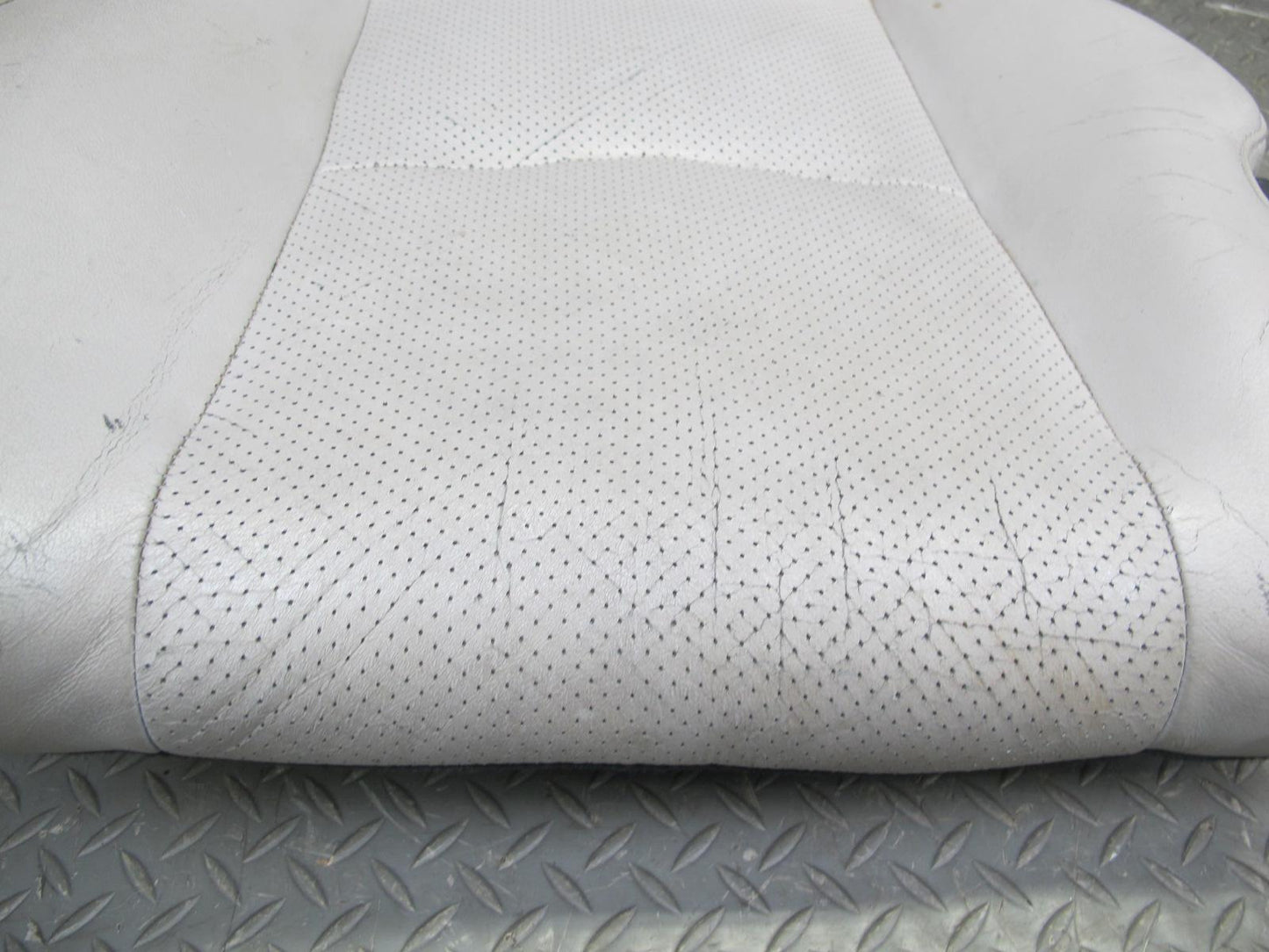 07-08 Nissan 350Z Conv Front Right Seat Lower Cushion Leather Gray w Module OEM