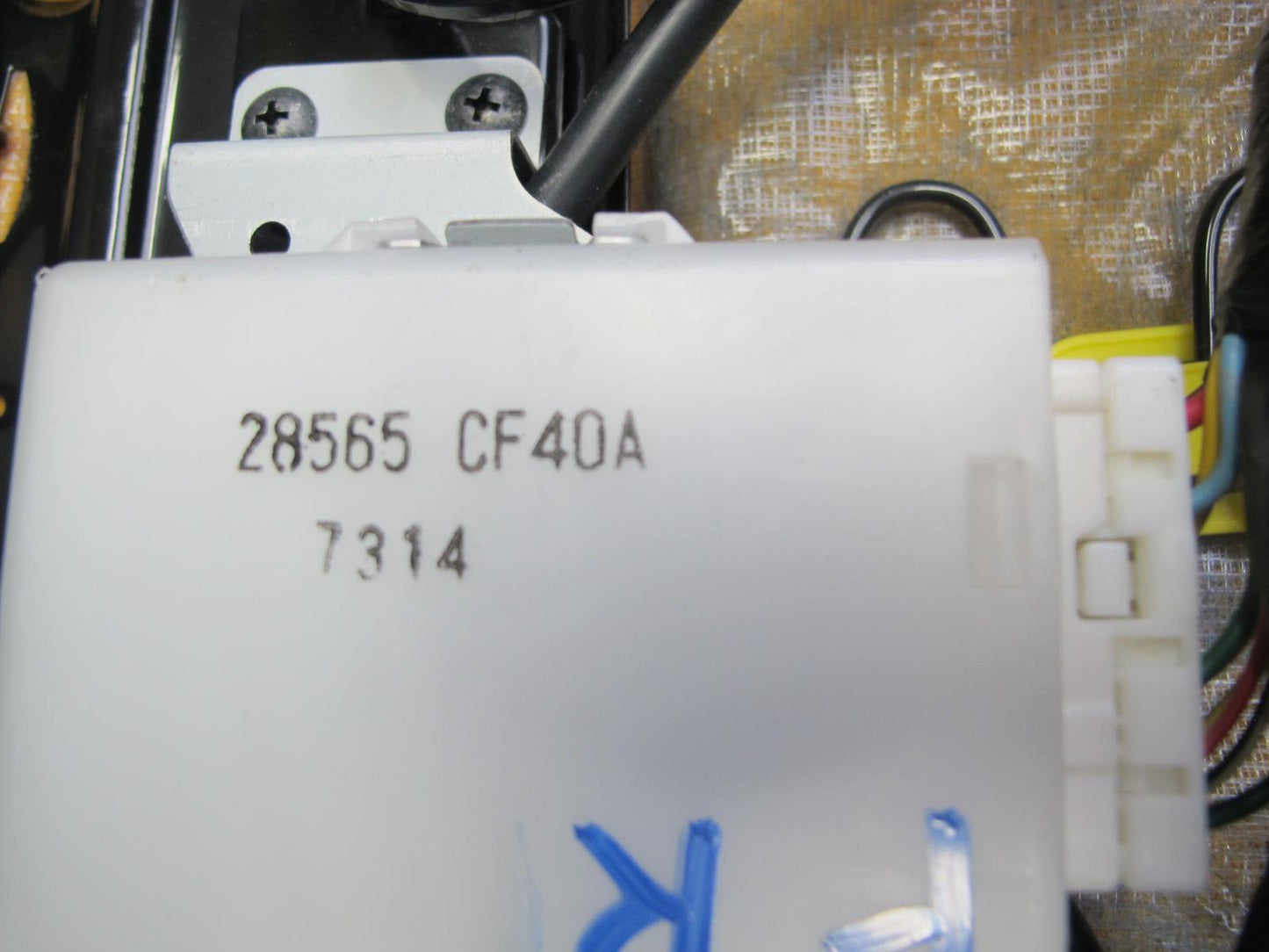 07-08 Nissan 350Z Conv Front Right Seat Lower Cushion Leather Gray w Module OEM