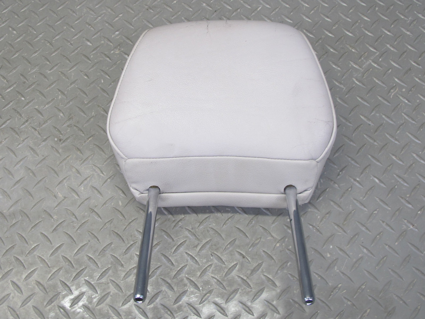 07-09 Nissan 350Z Z33 Conv Set of 2 Front Left & Right Leather Headrest Gray OEM