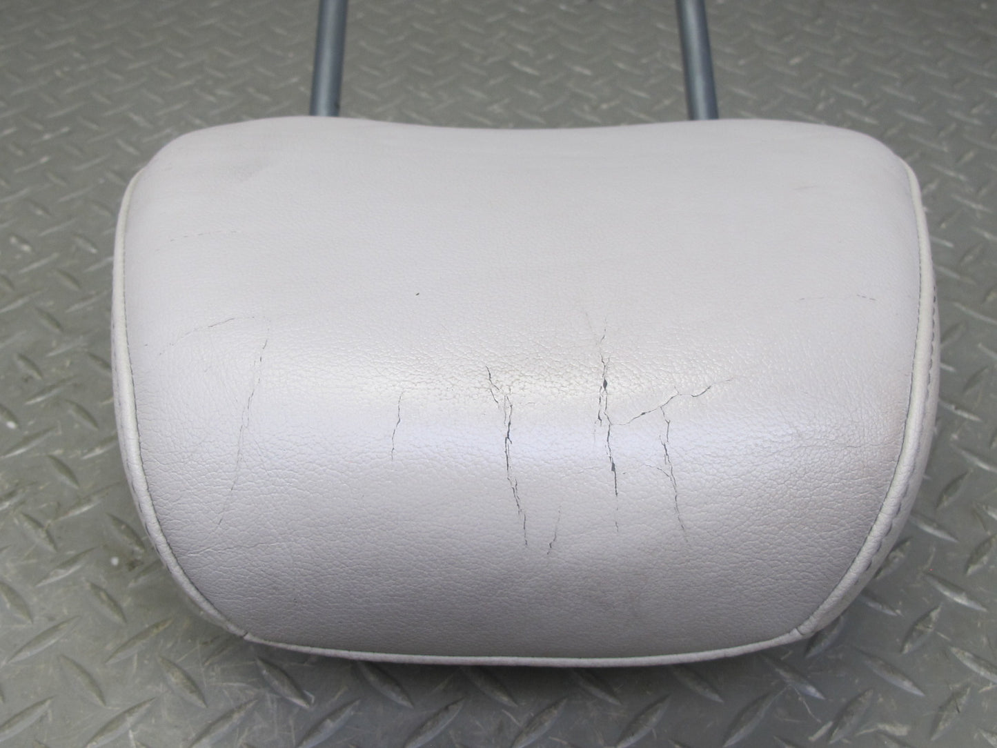 07-09 Nissan 350Z Z33 Conv Set of 2 Front Left & Right Leather Headrest Gray OEM