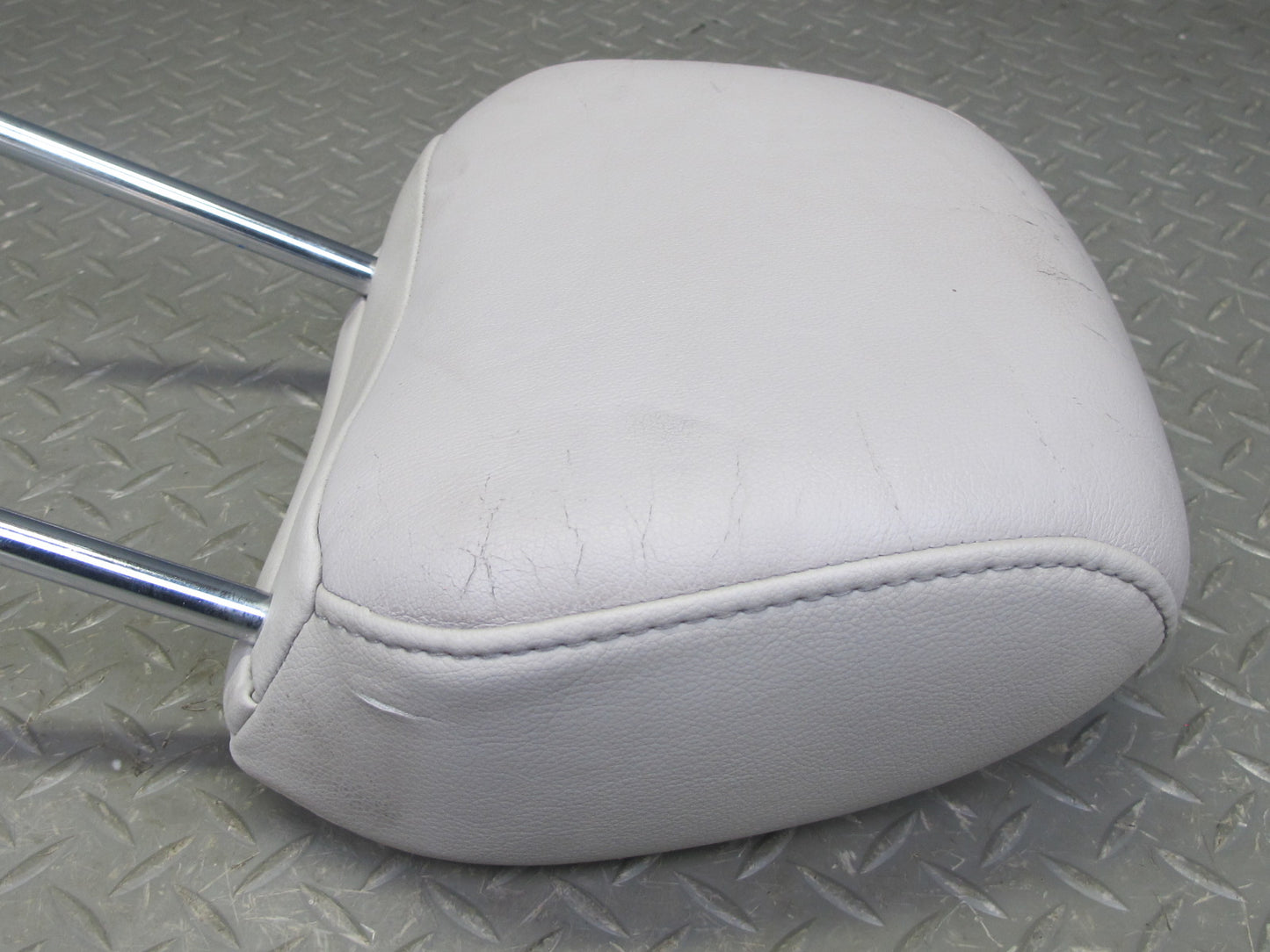 07-09 Nissan 350Z Z33 Conv Set of 2 Front Left & Right Leather Headrest Gray OEM