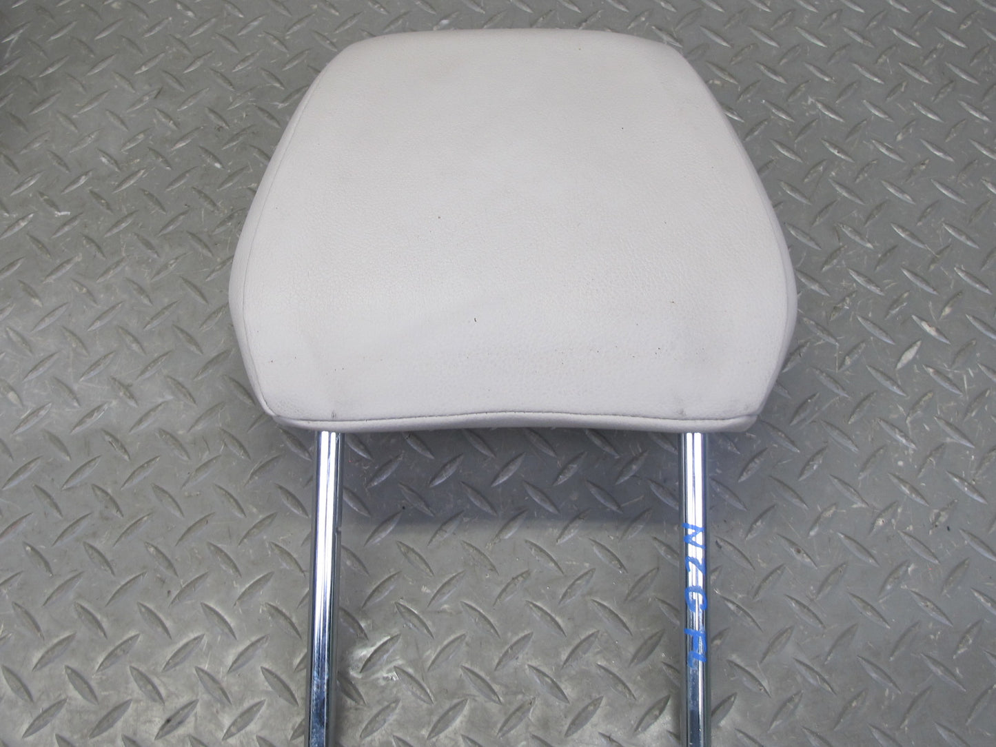 07-09 Nissan 350Z Z33 Conv Set of 2 Front Left & Right Leather Headrest Gray OEM