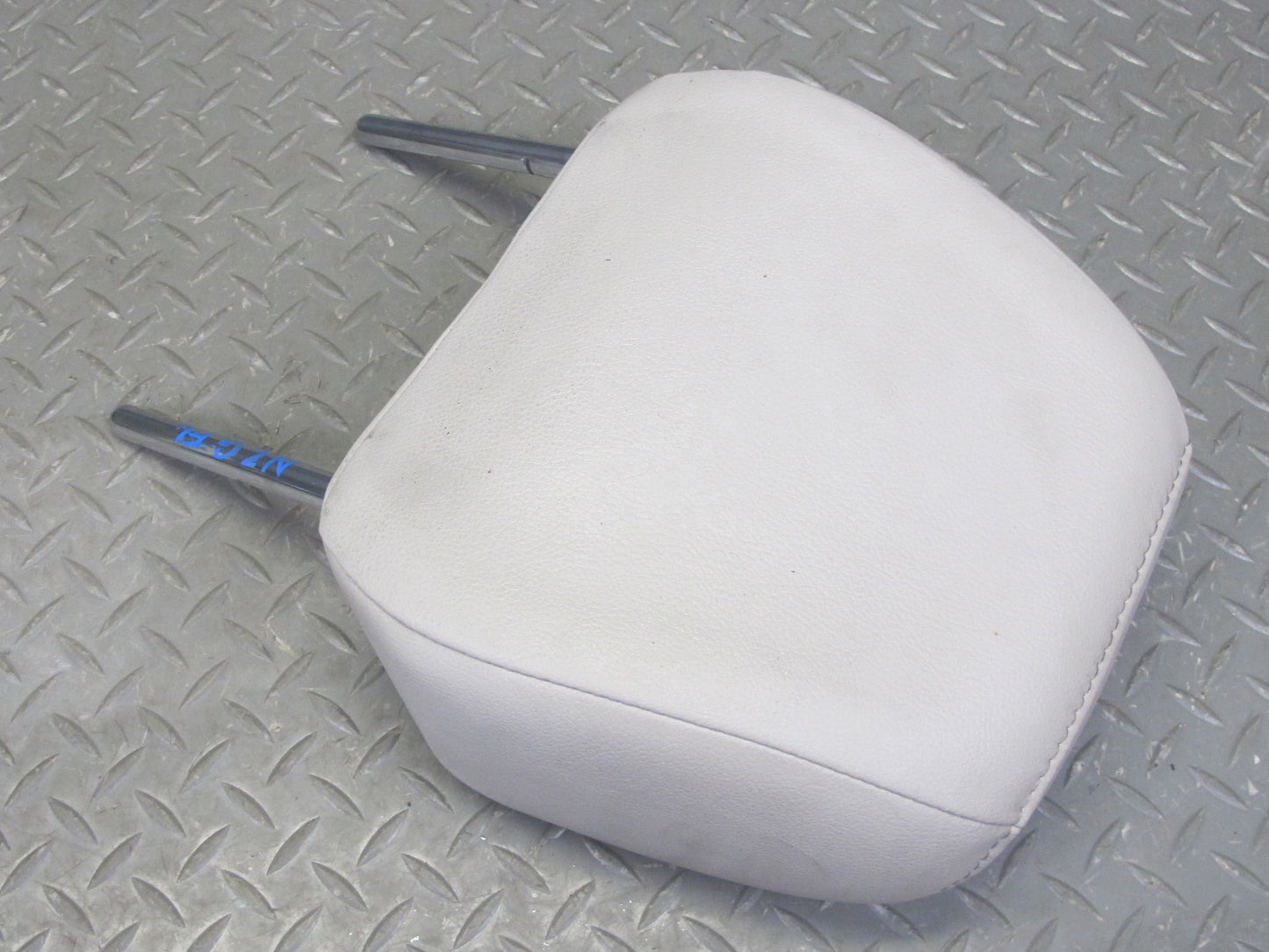 07-09 Nissan 350Z Z33 Conv Set of 2 Front Left & Right Leather Headrest Gray OEM