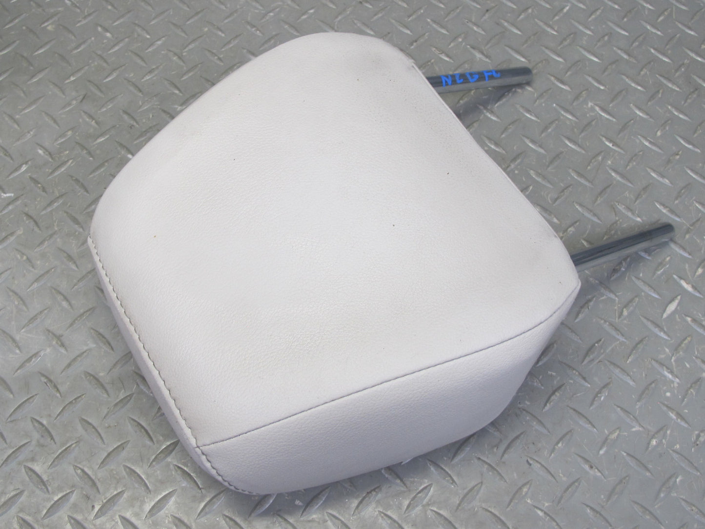 07-09 Nissan 350Z Z33 Conv Set of 2 Front Left & Right Leather Headrest Gray OEM