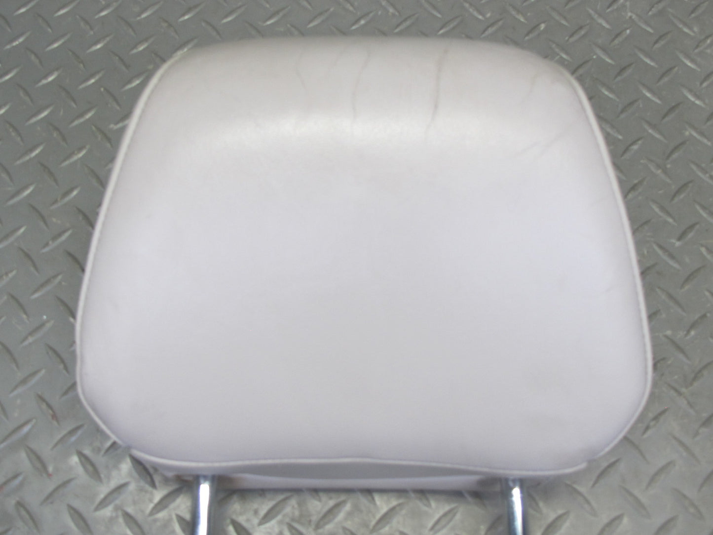 07-09 Nissan 350Z Z33 Conv Set of 2 Front Left & Right Leather Headrest Gray OEM