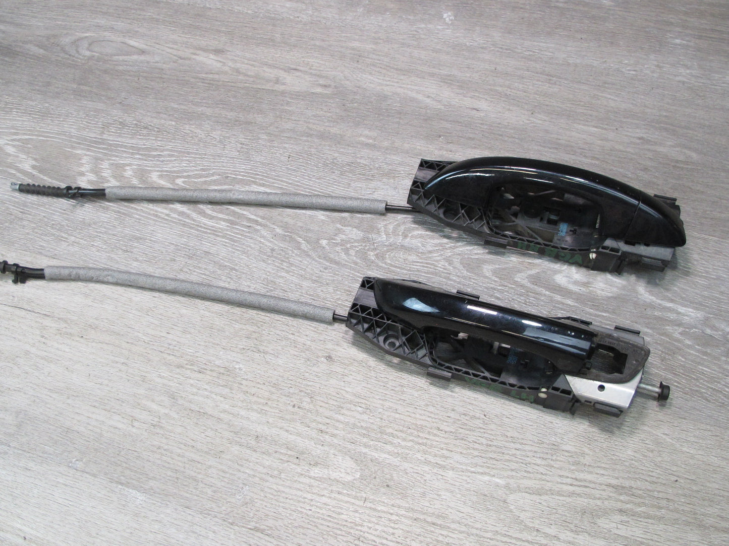 10-14 VW Golf MK6 R GTI Set of 2 Front Door Exterior Handle Deep Black OEM
