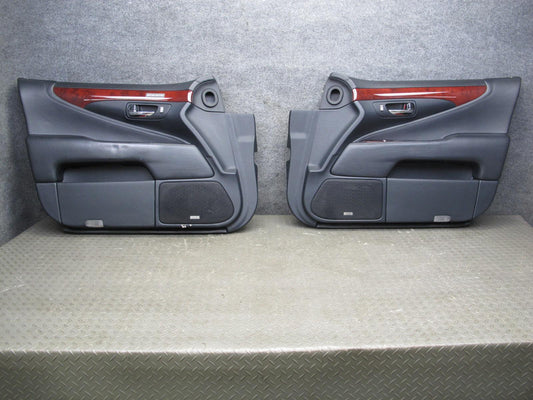 2008 Lexus UVF46L LS600hL Set of 2 Front Left & Right Interior Door Panel OEM