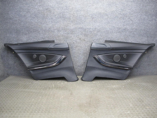 2015-2019 BMW F82 M4 Coupe Rear Quarter Interior Trim Cover Panel Set of 2
