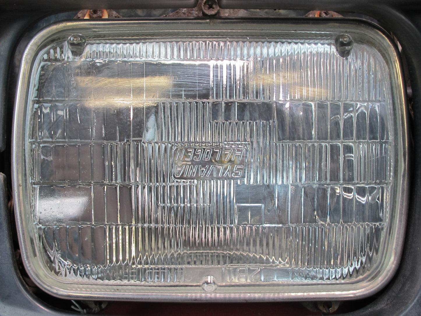 85-89 Toyota MR2 AW15 Front Left POP UP Headlight Lamp w Motor Assembly RED OEM