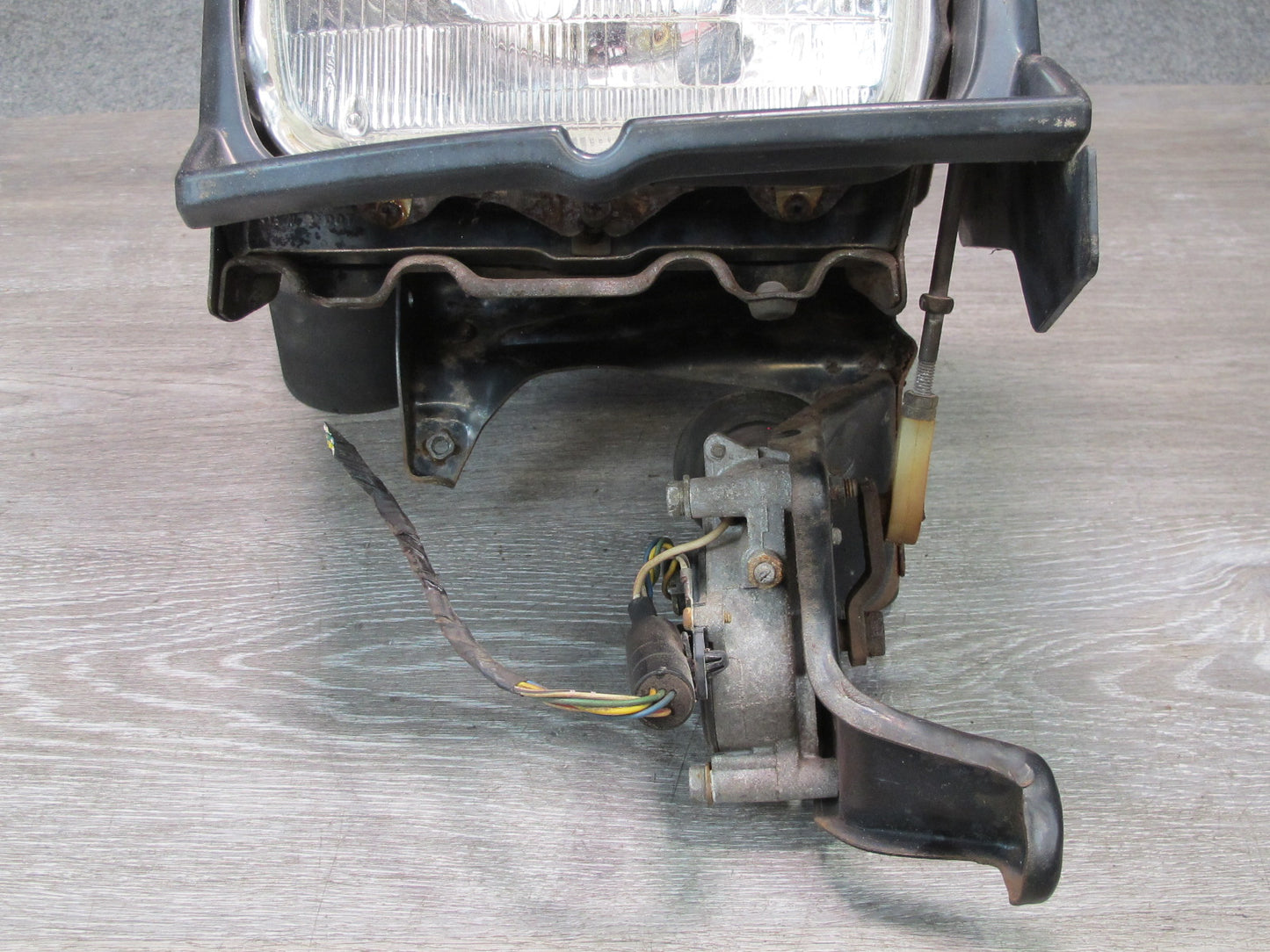 85-89 Toyota MR2 AW15 Front Right POP UP Headlight Lamp w Motor Assembly RED OEM