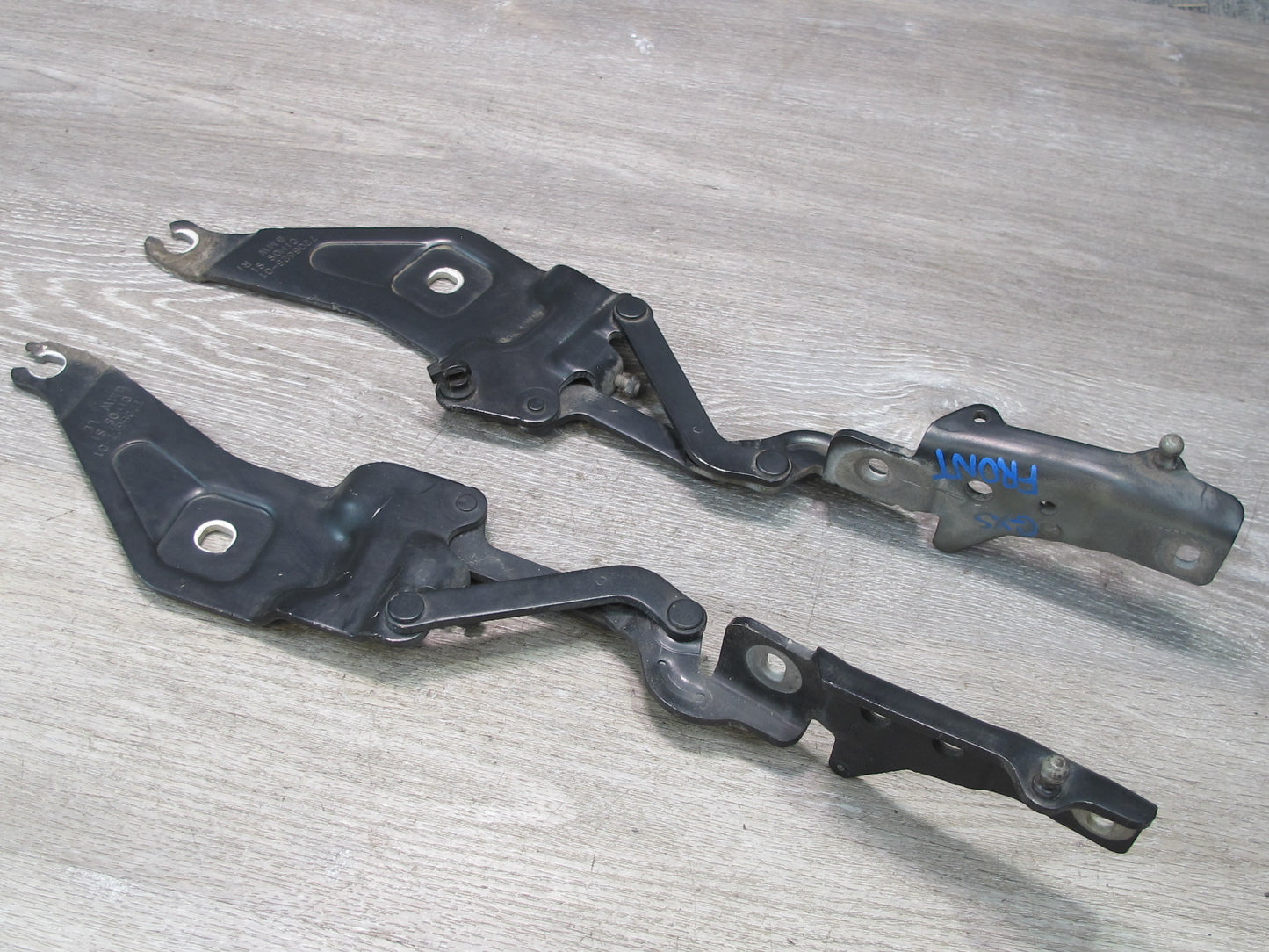 2008-2014 BMW E71 E72 X6 Front Left & Right Hood Bonnet Hinge Support Set of 2