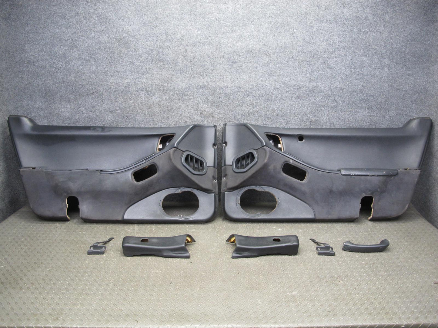 92-93 Nissan Z32 300ZX 2+2 Set of 2 Door Interior Trim Cover Panel OEM