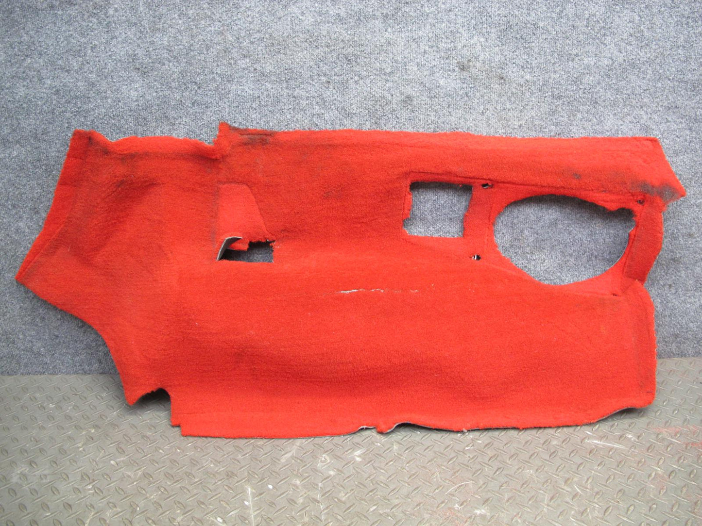 1993 Chevrolet Corvette C4 Set of 2 Rear Hatch Trunk Carpet Cover Torch RED OEM
