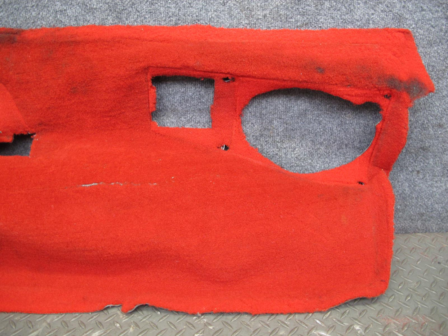 1993 Chevrolet Corvette C4 Set of 2 Rear Hatch Trunk Carpet Cover Torch RED OEM