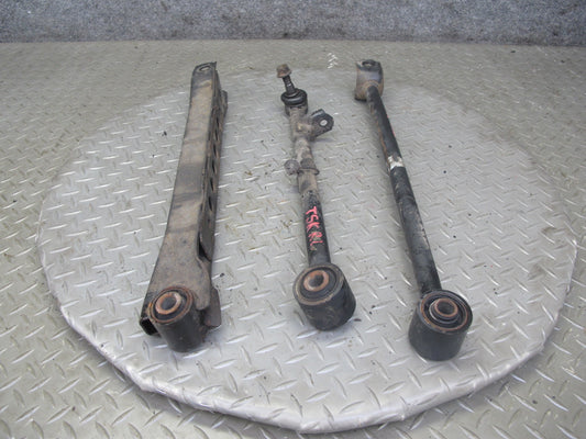 86-92 Toyota Supra MK3 Set of 3 Rear Left Control Arm & Strut Rod 106K Mile OEM