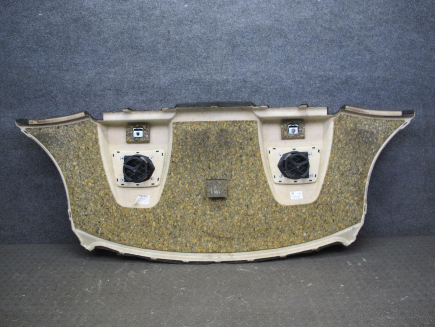 2006-2010 BMW E63 Coupe Rear Parcel Deck Shelf Panel Alcantara 7899612