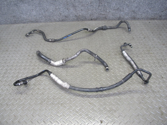 2003-2006 Porsche Cayenne 955 4.5L Turbo Power Steering Hose Pipe Line Set of 3