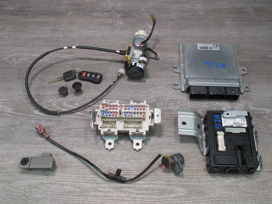 2007 Nissan 350Z Conv A/T ECU BCM Fuse Ignition Sens Door Glove Lock KEY Set OEM