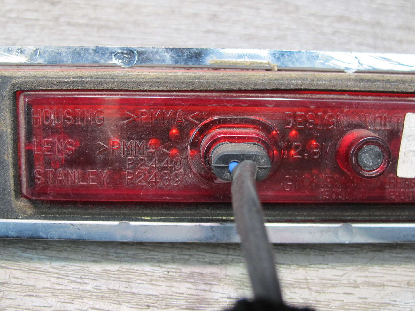 2003-2009 Hummer H2 Rear Left & Right Side Marker Lamp Light Set