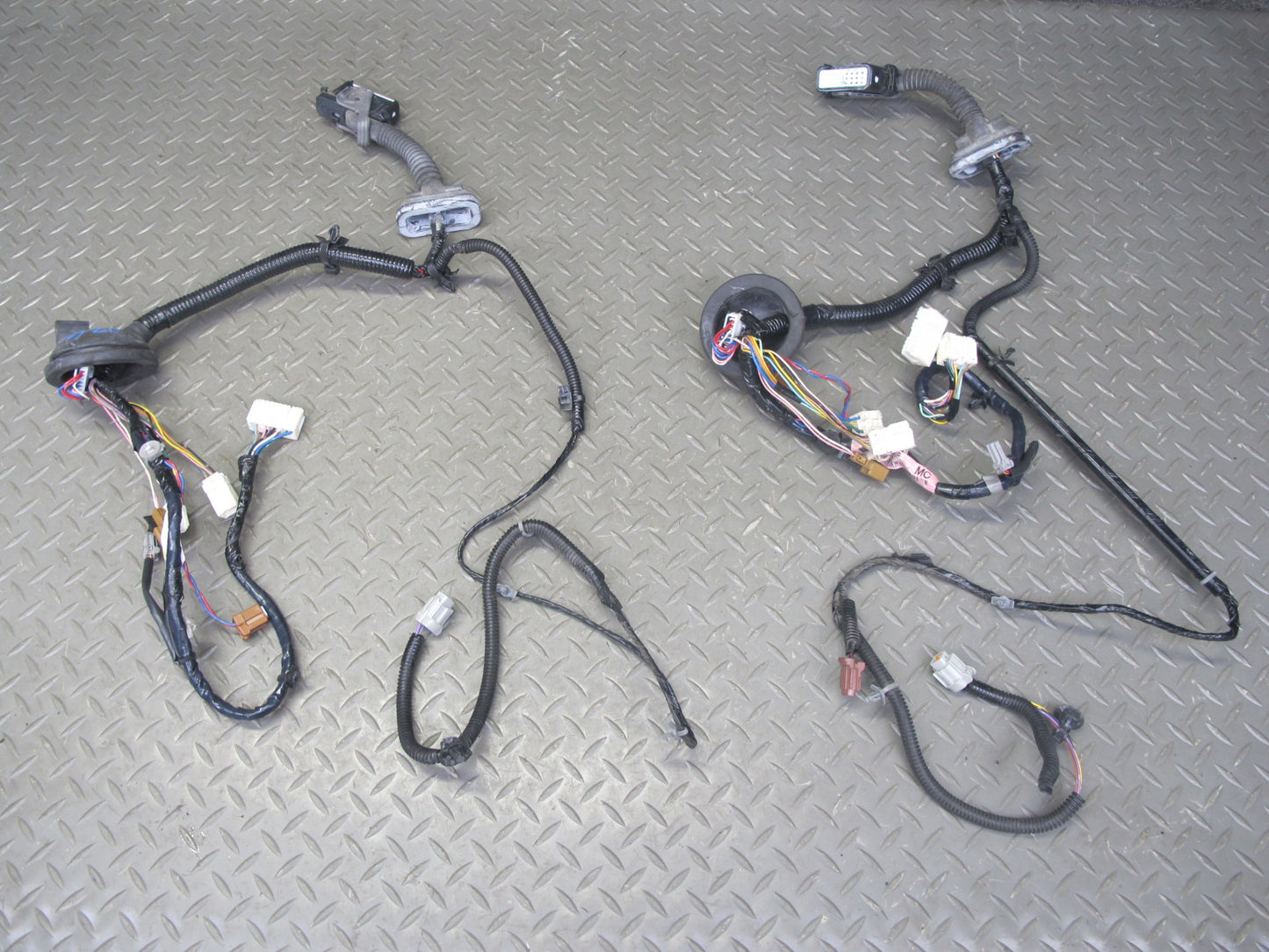 2007 Nissan 350Z Z33 Set of 2 Left & Right Door Wire Wiring Harness OEM