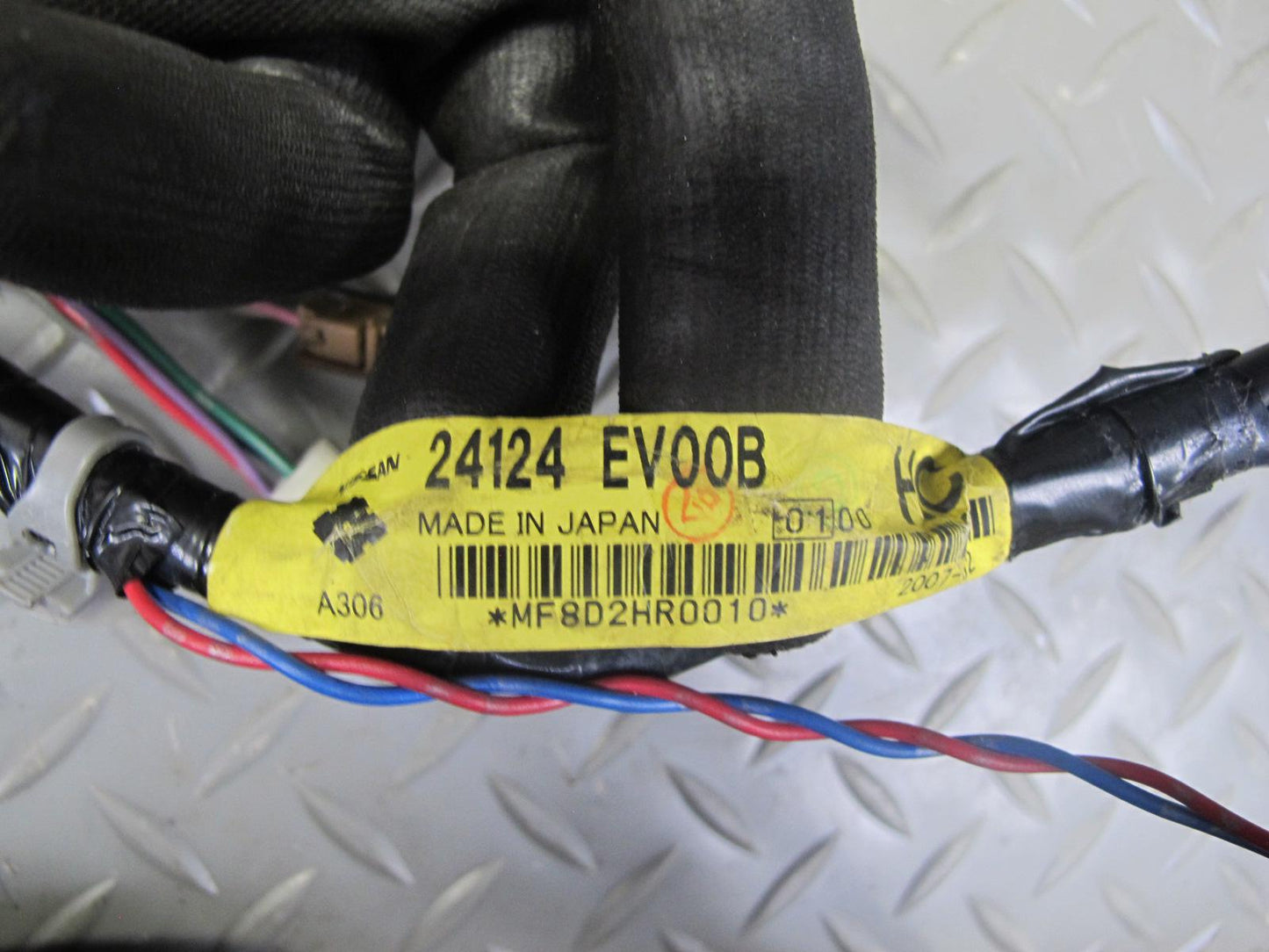 2007 Nissan 350Z Z33 Set of 2 Left & Right Door Wire Wiring Harness OEM