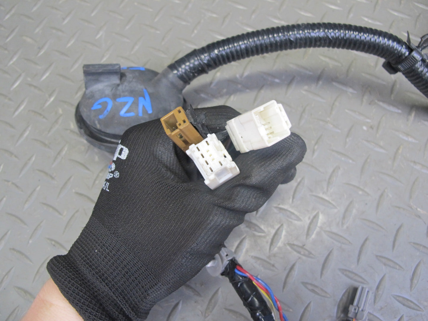 2007 Nissan 350Z Z33 Set of 2 Left & Right Door Wire Wiring Harness OEM