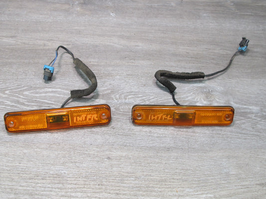2003-2009 Hummer H2 Front Left & Right Side Marker Lamp Light Set