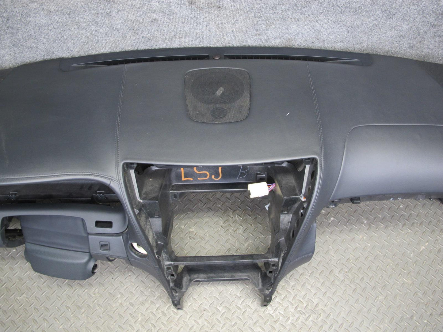 08-12 Lexus LS600hL Leather Dashboard Dash Instrument Panel Trim Black OEM