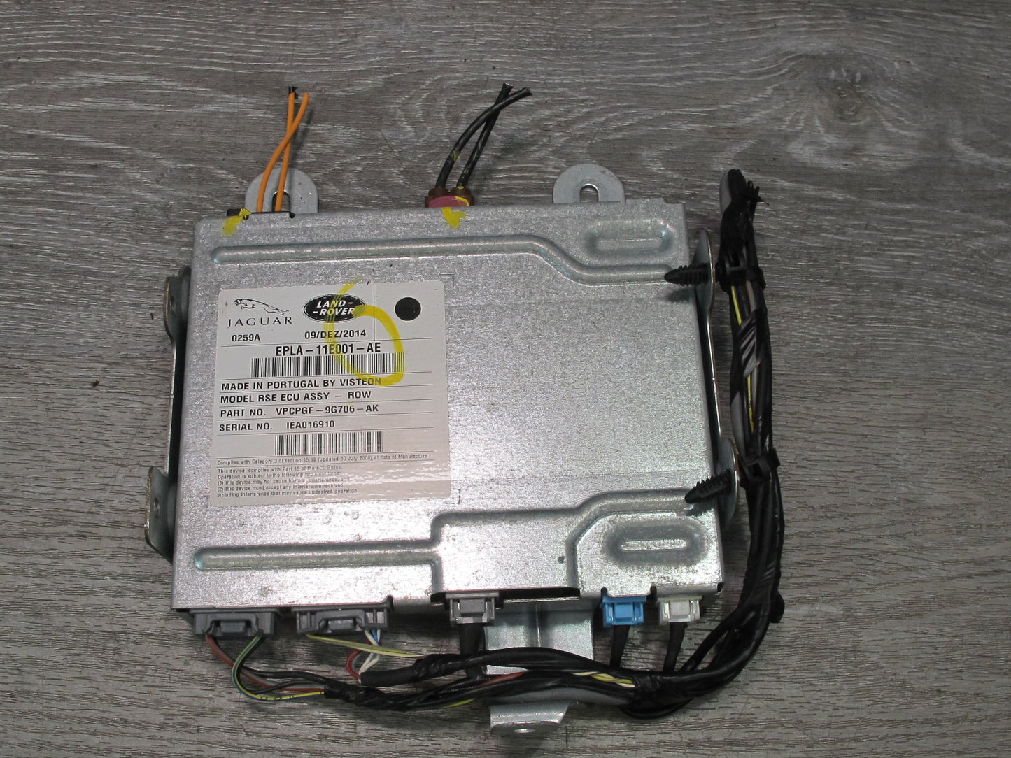 2013-2022 Land Range Rover L405 Rear Entertainment Media System Control Module