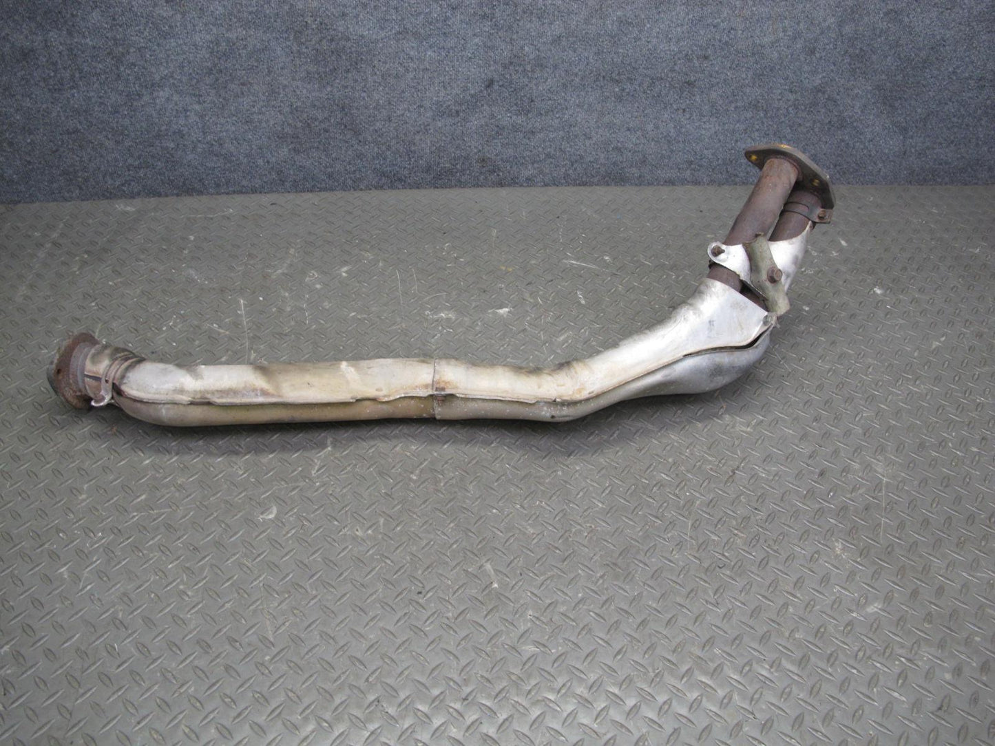 86-92 Toyota Supra MK3 7MGE NON Turbo Front Exhaust Pipe w Heat Shield Assy OEM