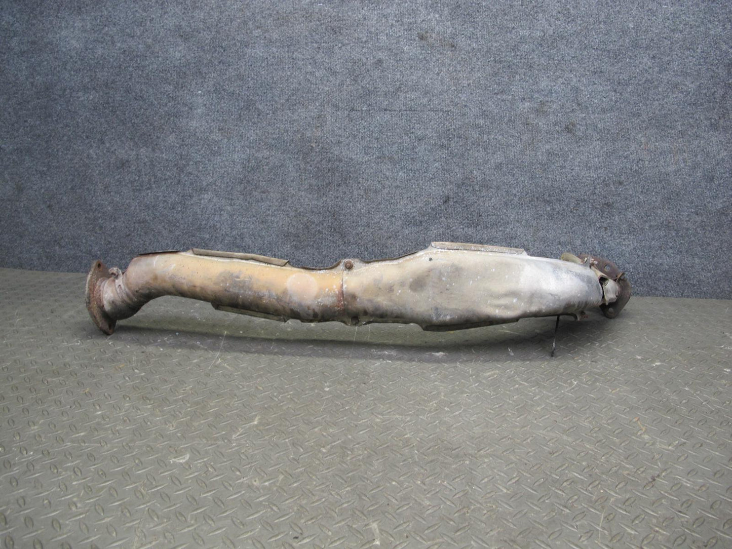 86-92 Toyota Supra MK3 7MGE NON Turbo Front Exhaust Pipe w Heat Shield Assy OEM