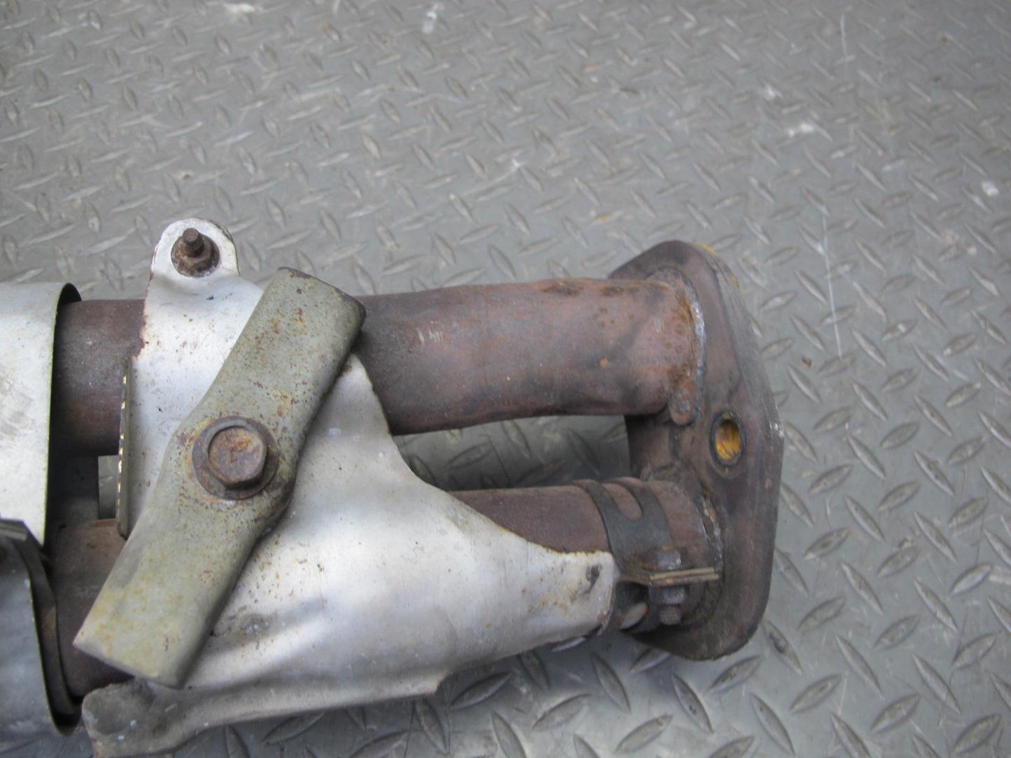 86-92 Toyota Supra MK3 7MGE NON Turbo Front Exhaust Pipe w Heat Shield Assy OEM