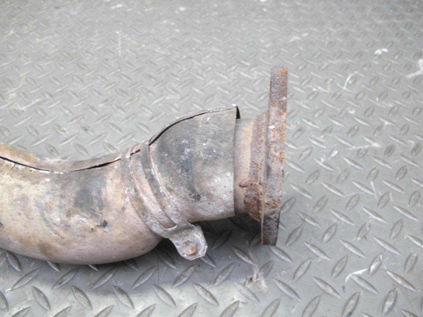 86-92 Toyota Supra MK3 7MGE NON Turbo Front Exhaust Pipe w Heat Shield Assy OEM