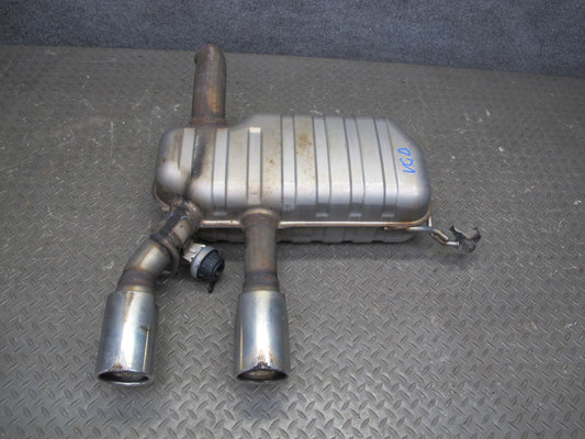 2008 VW Golf MK5 R32 VR6 3.2L Rear Exhaust Muffler w Tips OEM