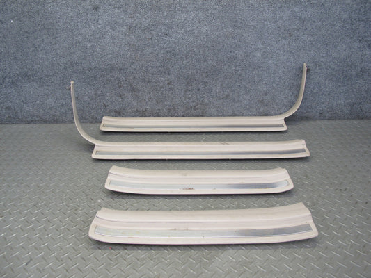 95-97 Lexus LS400 Set of 4 Front & Rear Door Scuff Sill Plate Trim Panel OEM