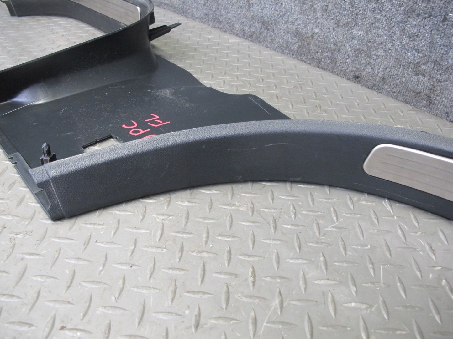 2003-2010 Porsche Cayenne 955 Front Door Scuff Sill Plate Trim Panel Set of 2