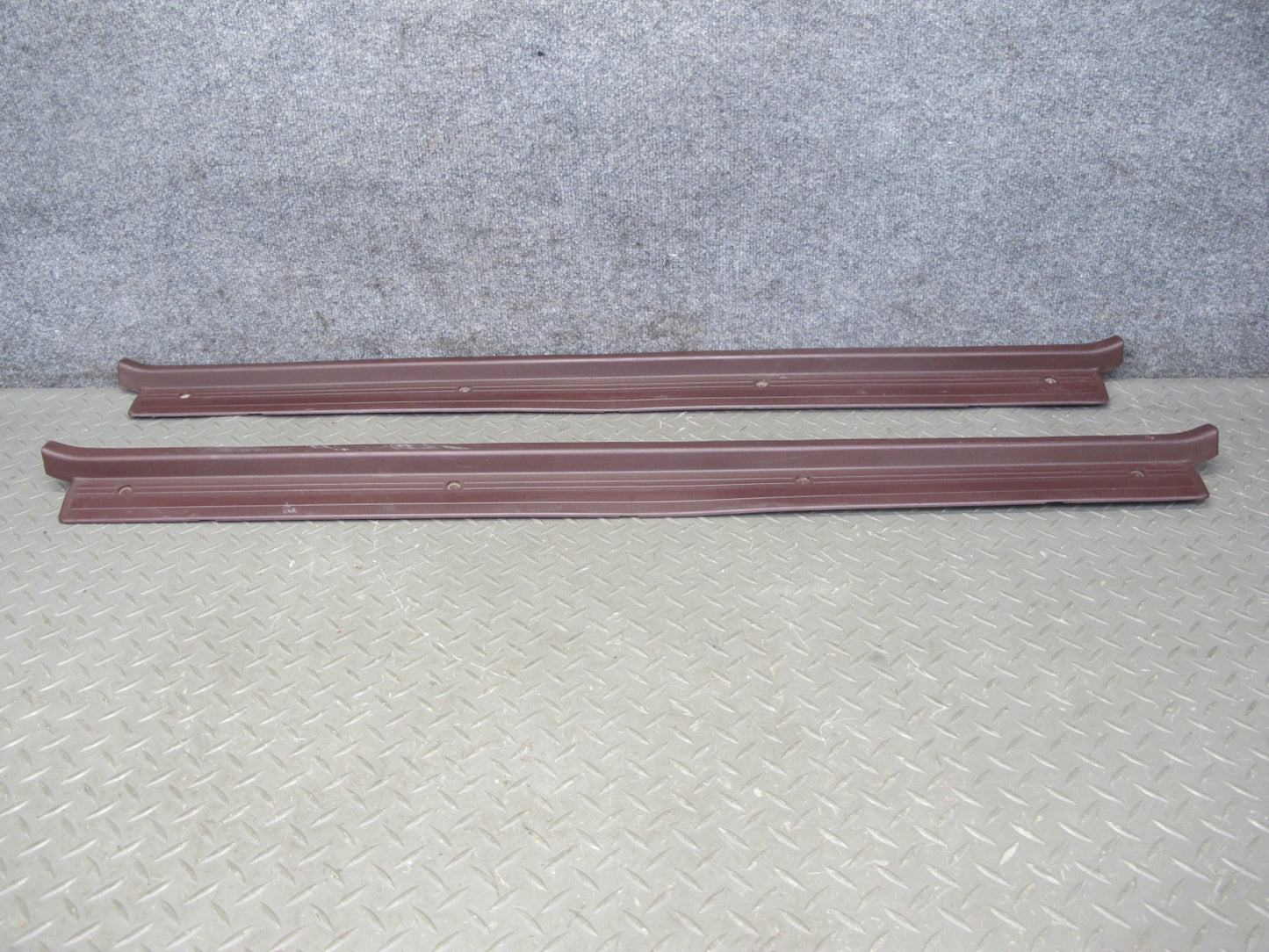 86-88 Toyota Supra MK3 Set of 2 Left & Right Door Scuff Sill Trim Plate OEM