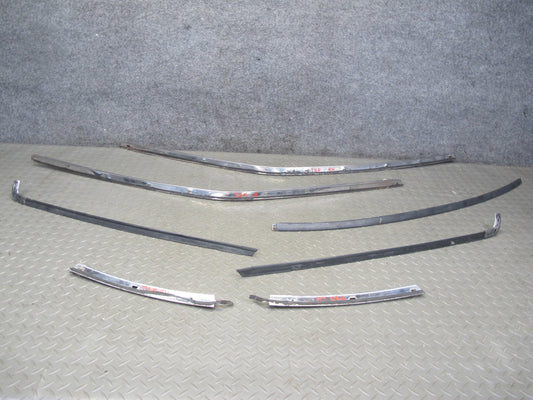 86-88 Toyota Supra MA70L MK3 Front Left & Right Windshield Door Molding Set OEM