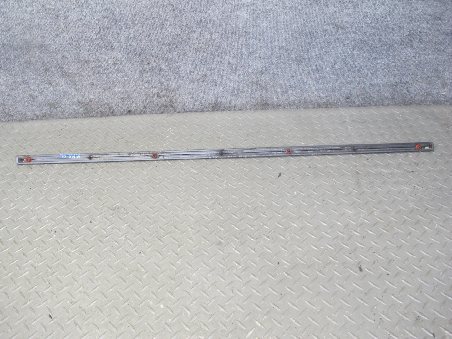 75-85 Mercedes W123 Front Left Door Chrome Trim Cover Molding Set OEM