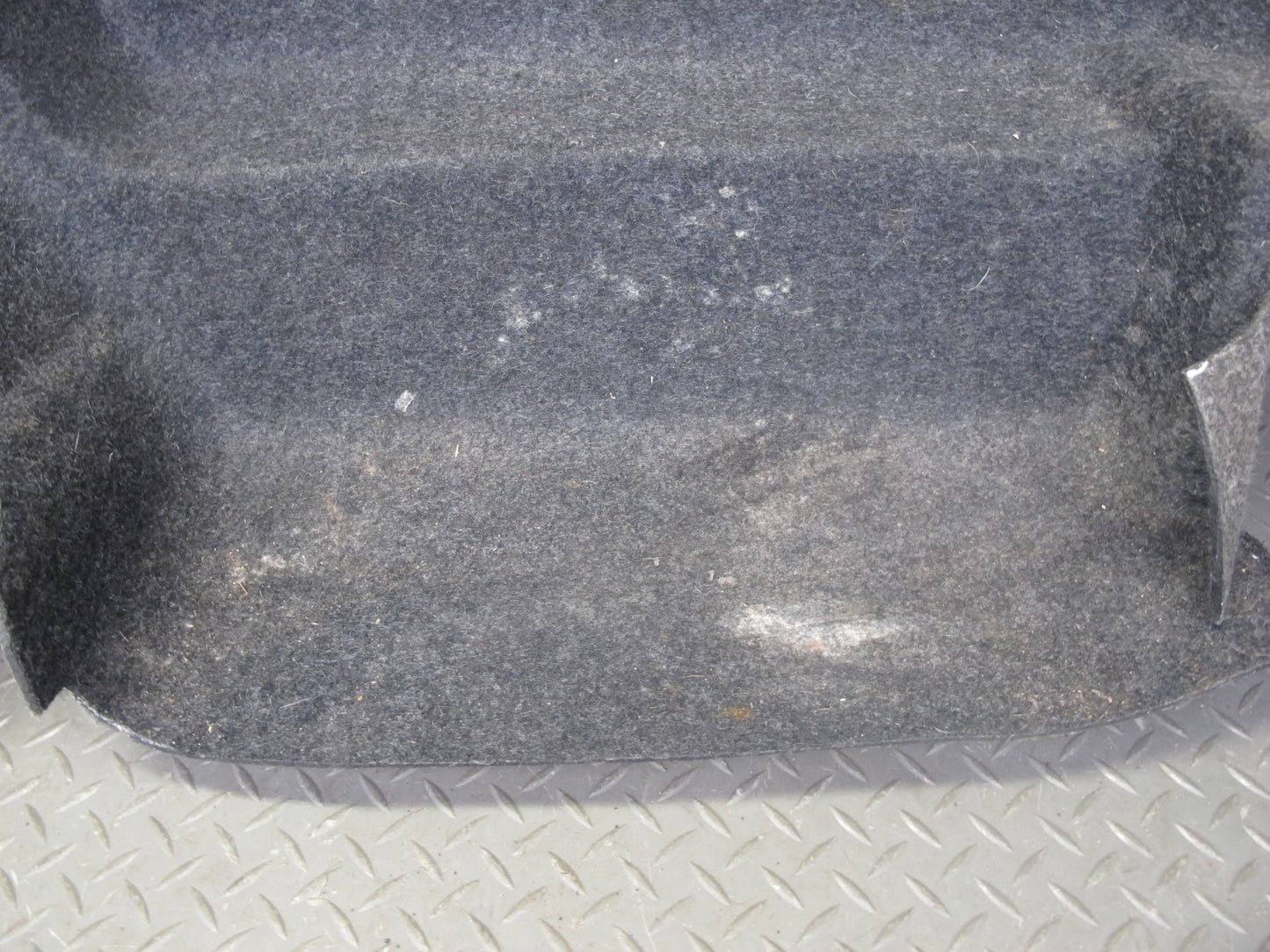 86-91 Mercedes W126 S-class Rear Right Trunk Carpet Liner Trim Cover Gray OEM