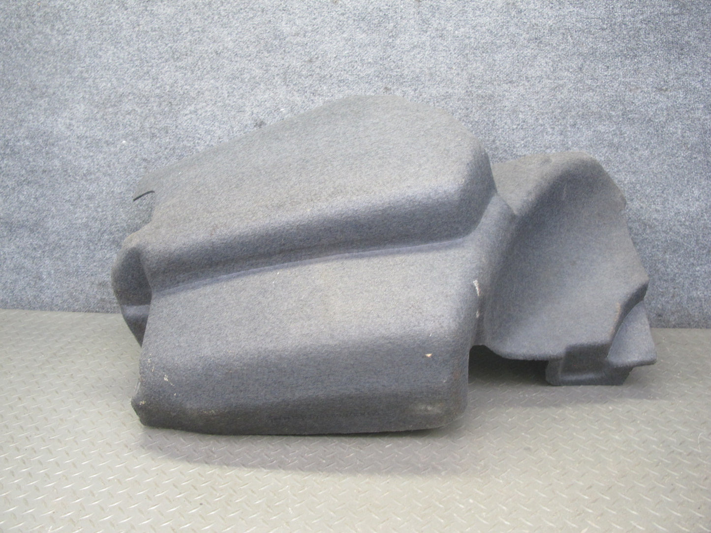 86-91 Mercedes W126 S-class Rear Right Trunk Carpet Liner Trim Cover Gray OEM