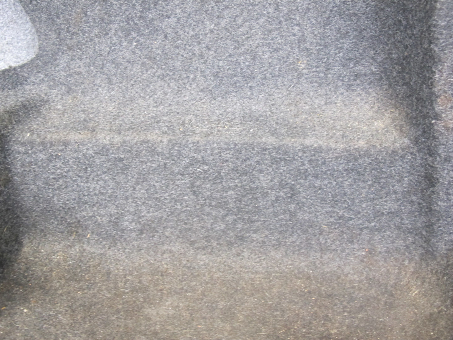 86-91 Mercedes W126 S-class Rear Left Trunk Carpet Liner Trim Cover Gray OEM