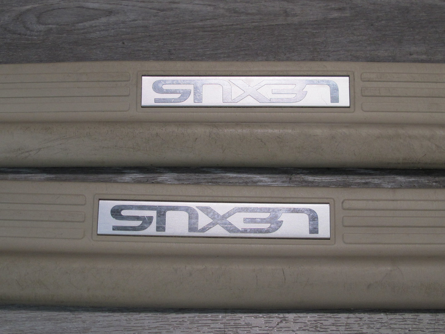 2003-2007 Lexus UZJ100L LX470 Front & Rear Door Scuff Sill Plate Trim Set of 4