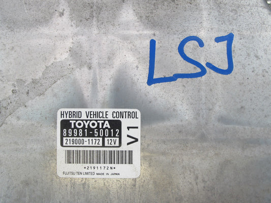 2008 Lexus UVF46L LS600hL Engine Electric Hybrid ECU ECM Control Module OEM
